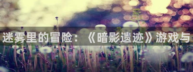 奇亿娱乐游戏：迷雾里的冒险：《暗影遗迹》游戏与