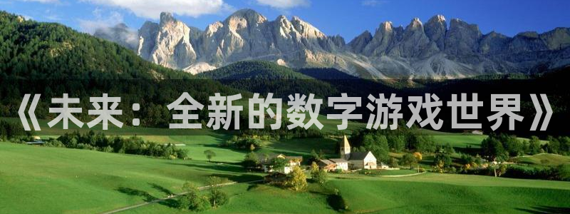 奇亿娱乐注册登录：《未来：全新的数字游戏世界》